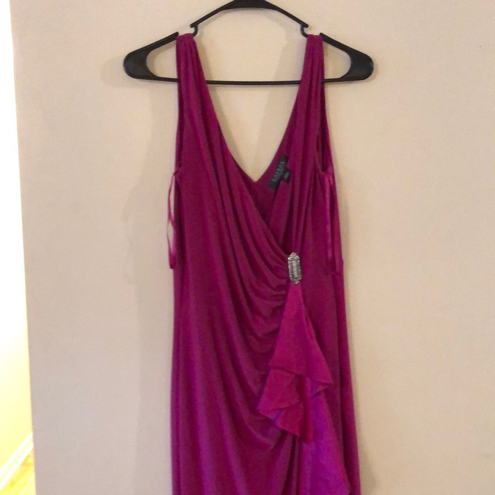 Ralph Lauren Evenings Magenta Gown